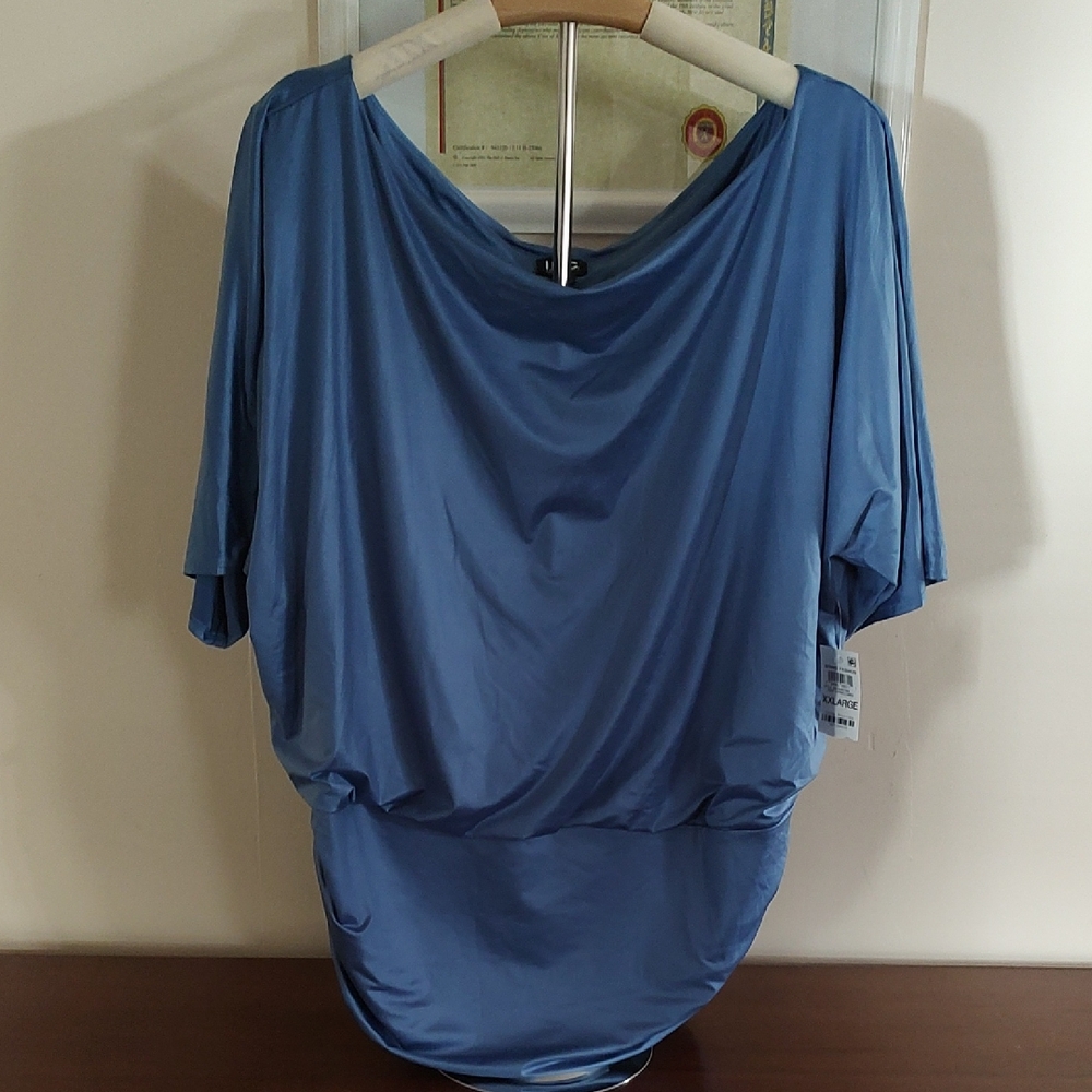 Elegant Blue Women's Top